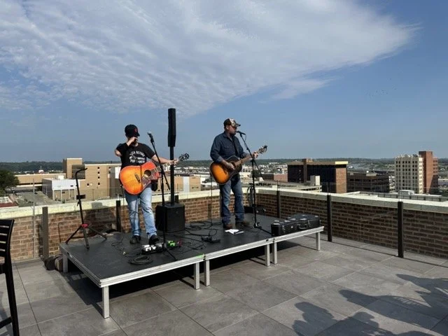 Live music on rooftop