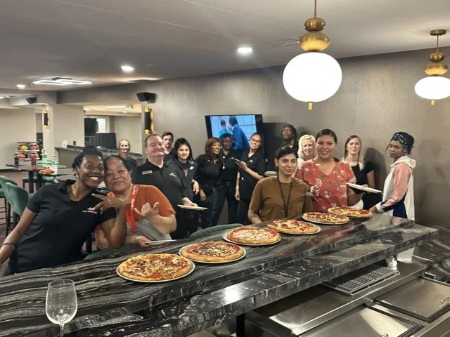 Team pizza party